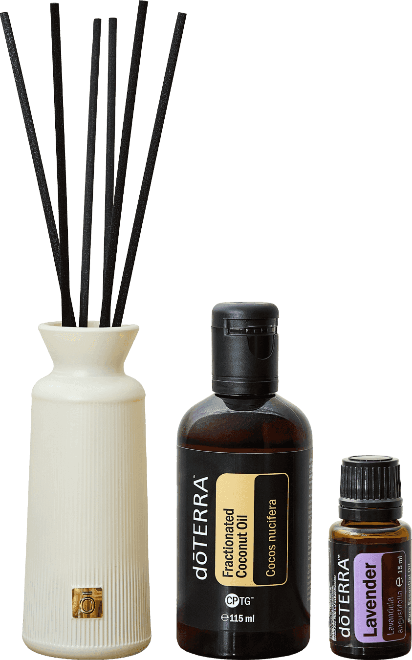 doTERRA Sada Lavender 15 ml + difuzér s trstinovými tyčinkami