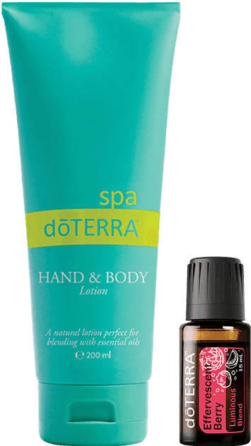 doTERRA Sada Effervescent Berry 15 ml + SPA Krém na telo a ruky 200 ml