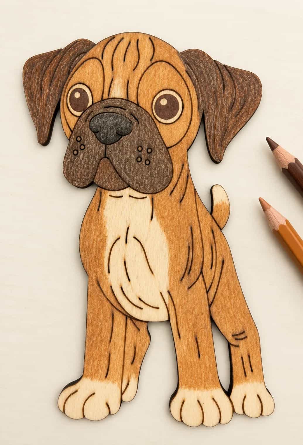 PaintMe – Drevená omaľovánka – Plemená psov – Boxer