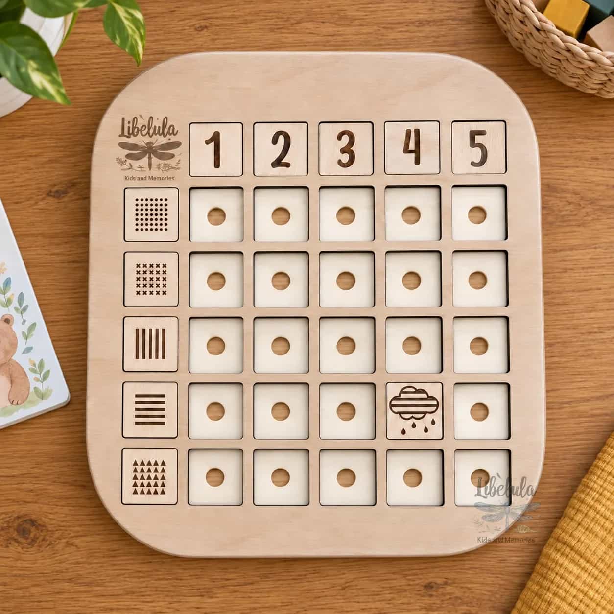 LOGIBOARD – Mraky & Počítanie 1–5