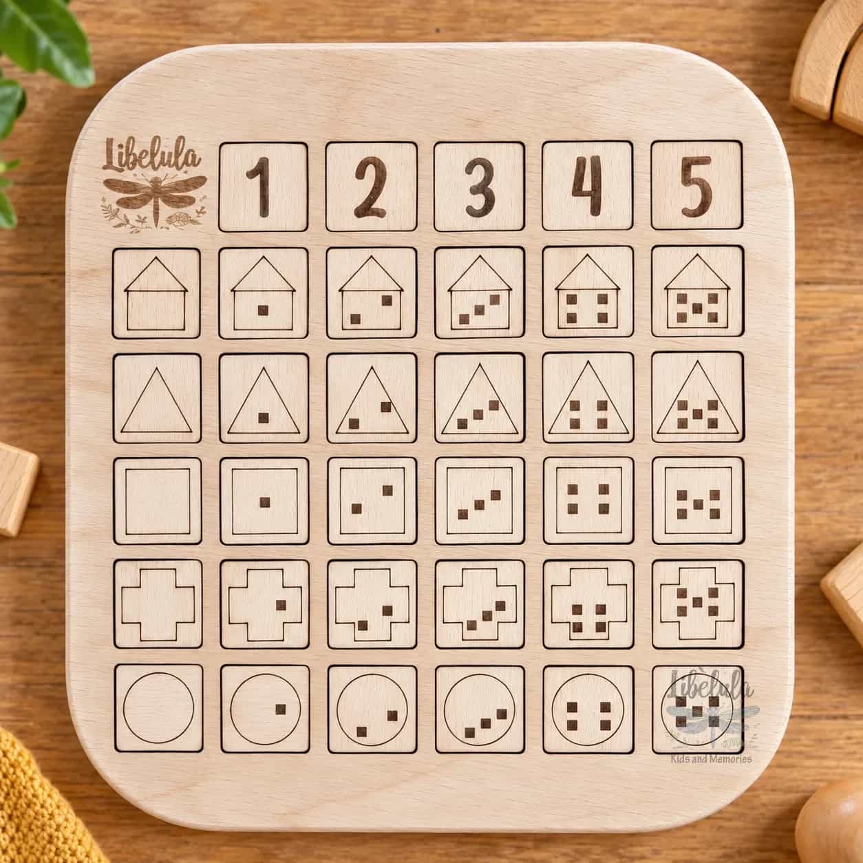LOGIBOARD – Tvary & Počítanie